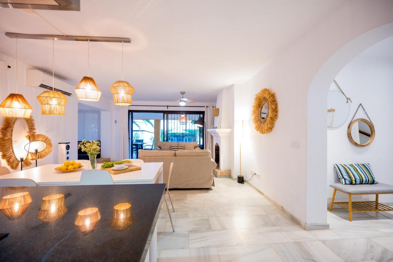Typical Beach House Las Chapas Playa With Heated Pool Marbella Ngoại thất bức ảnh