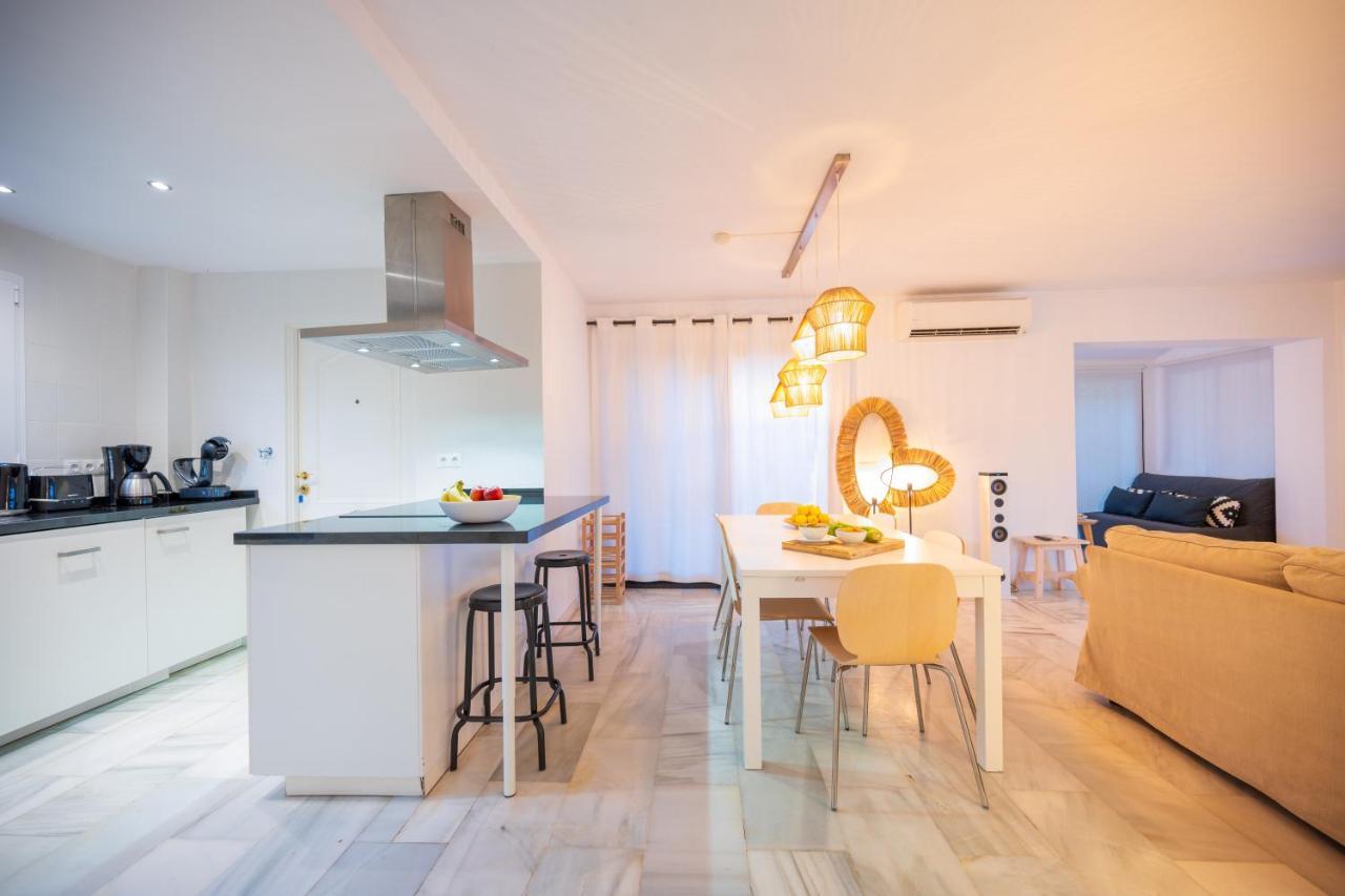 Typical Beach House Las Chapas Playa With Heated Pool Marbella Ngoại thất bức ảnh