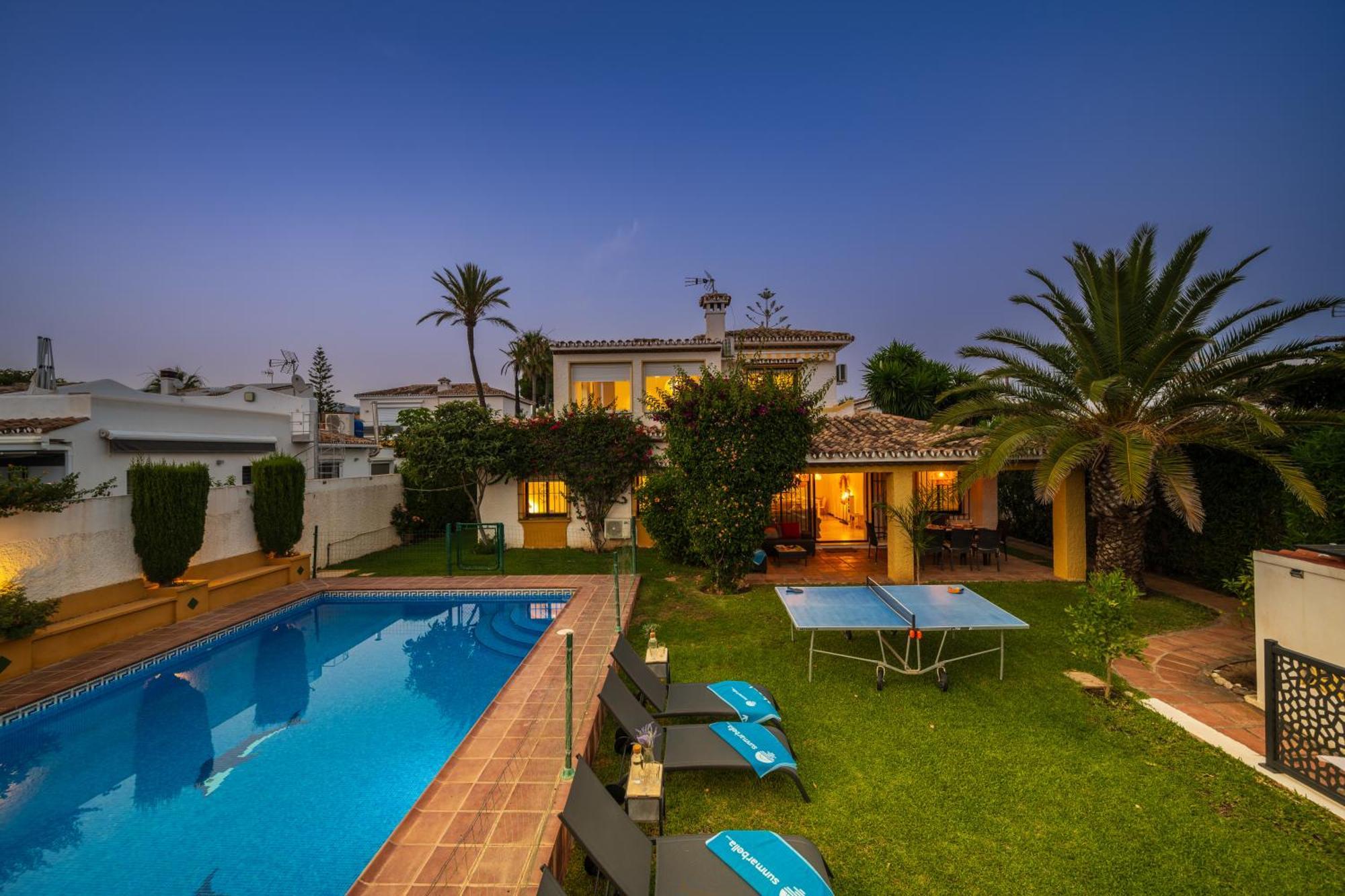 Typical Beach House Las Chapas Playa With Heated Pool Marbella Ngoại thất bức ảnh