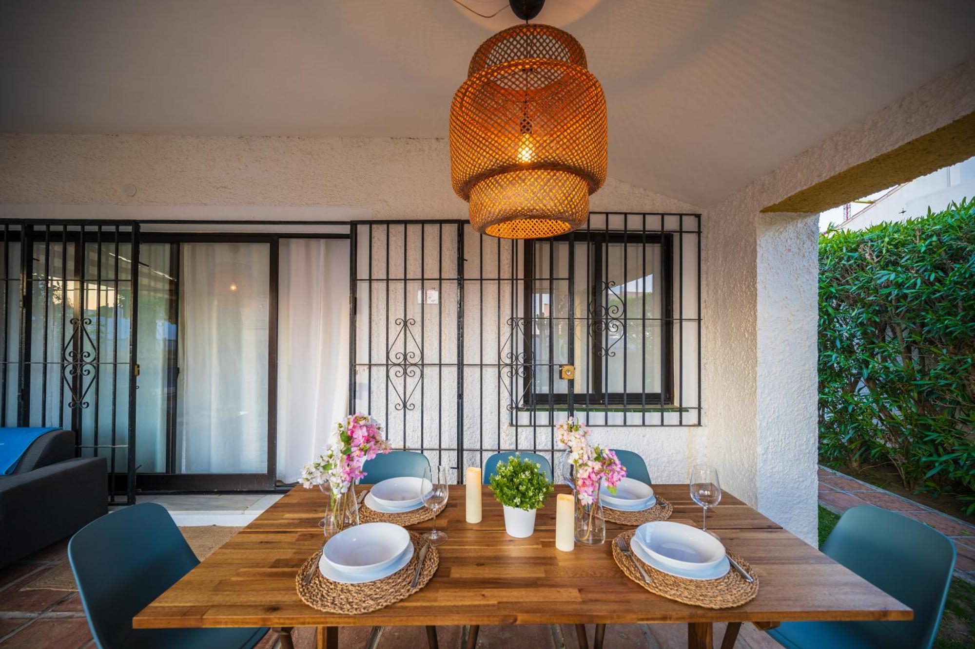 Typical Beach House Las Chapas Playa With Heated Pool Marbella Ngoại thất bức ảnh